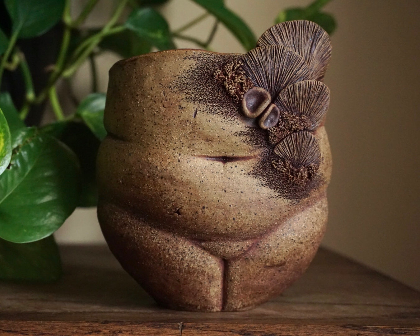 1| Mini Shroom Goddess Vase