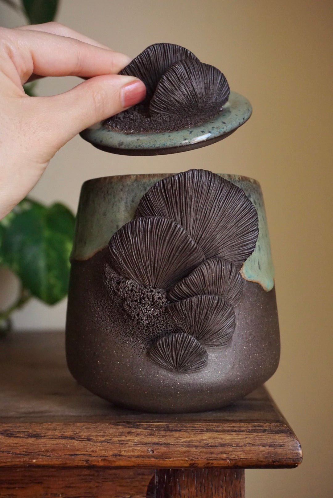 Mystic Mushroom Jar