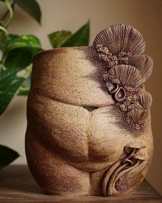 Speckled Shroom Goddess | Planter