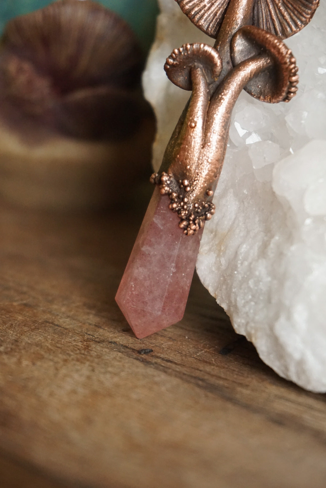 Strawberry Quartz Necklace