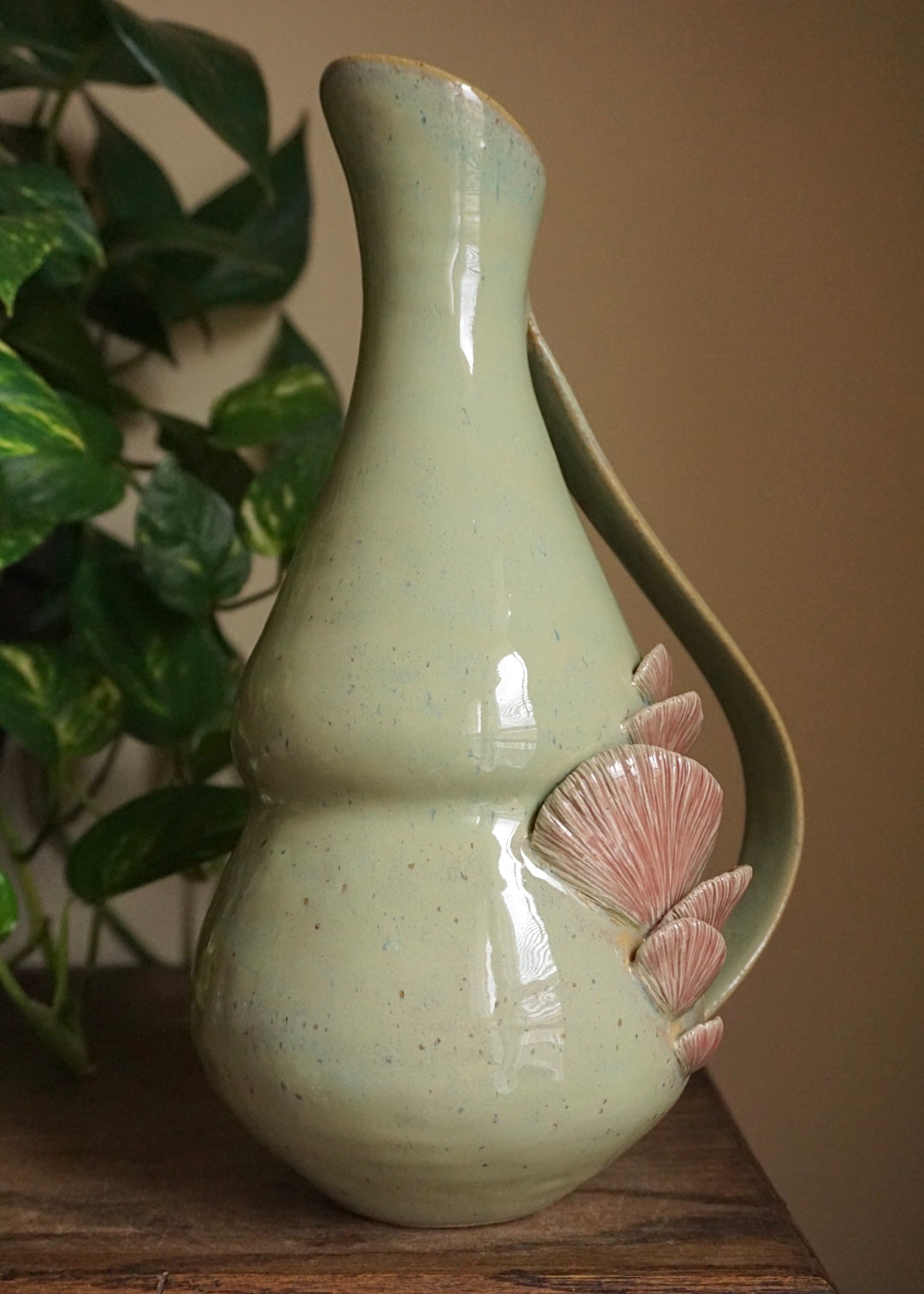 Pink Oyster Vase