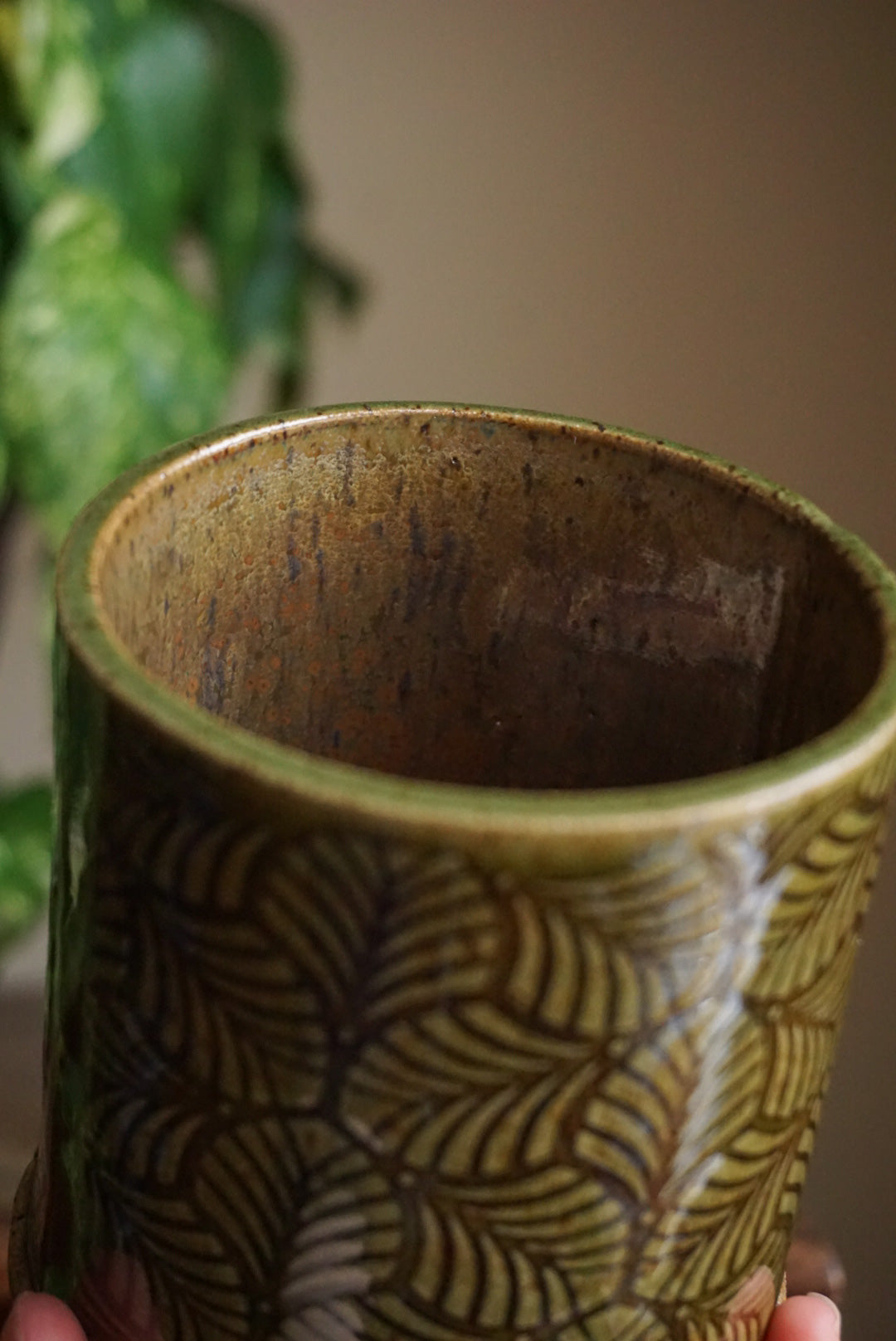 Tropical Tile Planter | Green